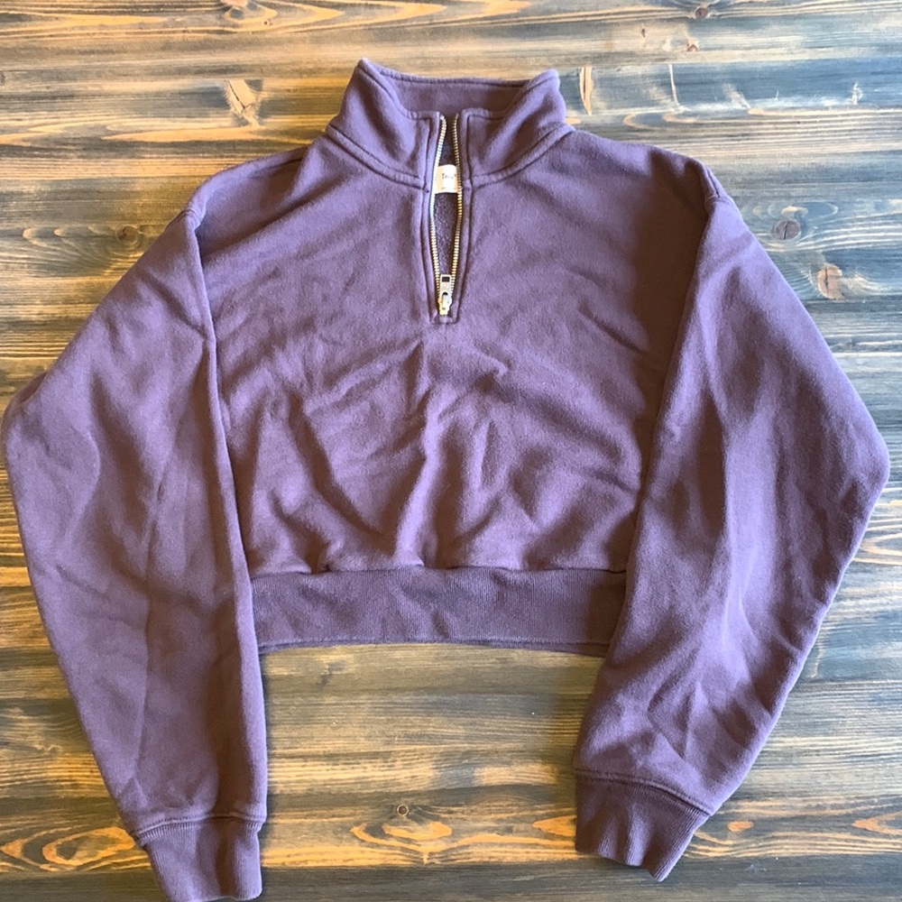 TNA Cropped Quarter Zip